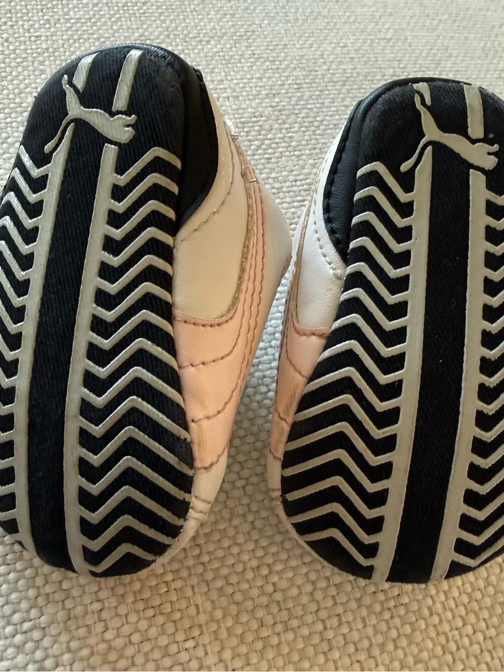 Puma Drift Cat II Crib Infant Sneakers White and Pink - Size 1